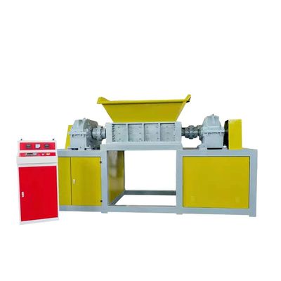 calidad  Machinery Repairs Workshop Double Axis Recycling Chunk Foam Box Bottle Cardboard Cardboard Car Tire Plastic Shredder fábrica